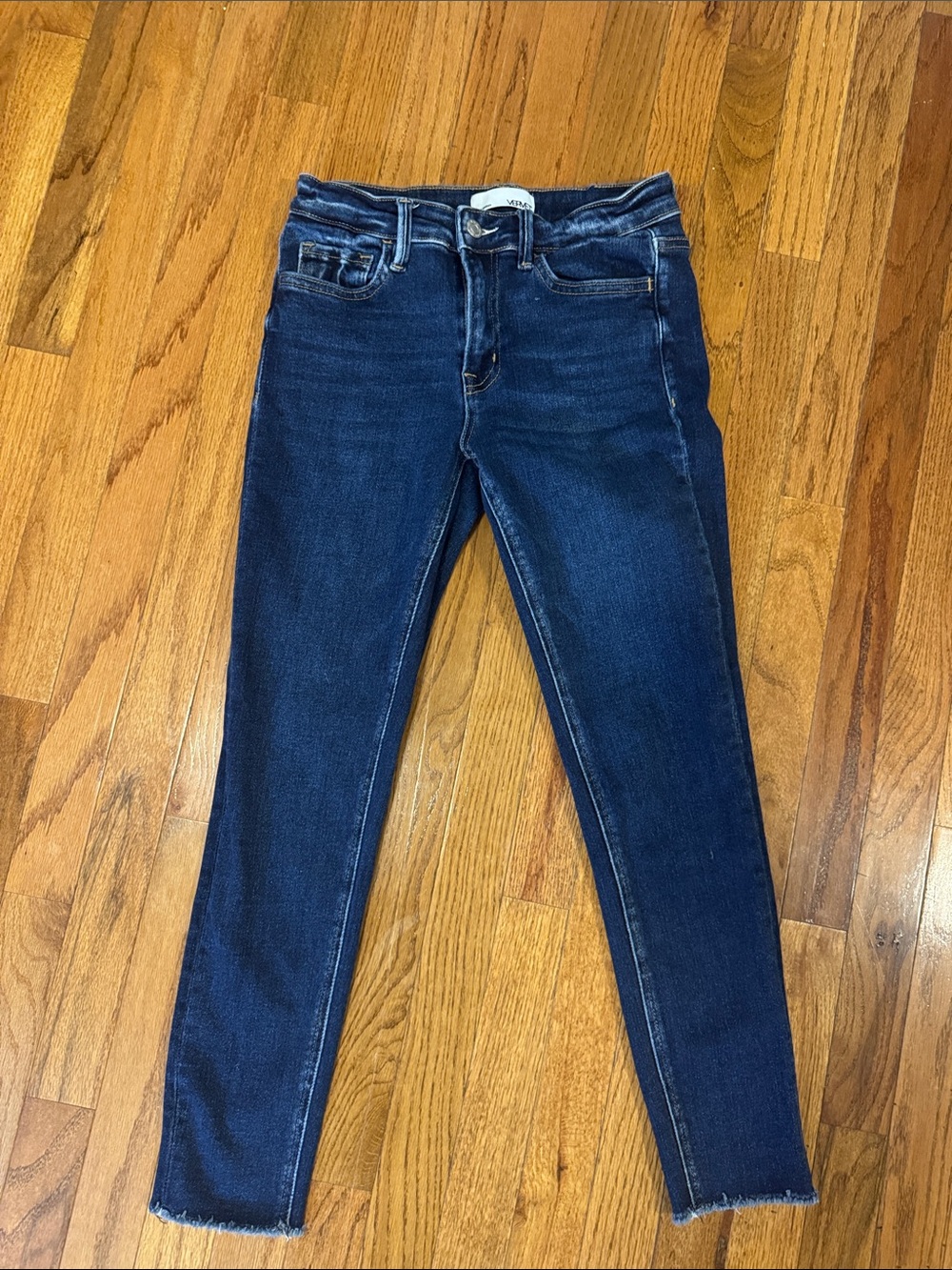 Women's Dark Indigo Skinny Jeans - Unbranded